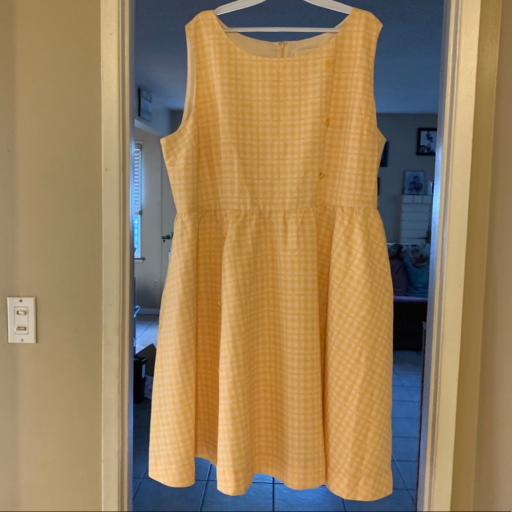 Retro Yellow Dress
